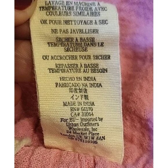 Jens Pirate Booty For Free People Pink Tie Back Puff Sleeve Crop Top See Descrip - Picture 7 of 10